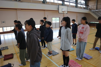 １年生を迎える会リハーサル２