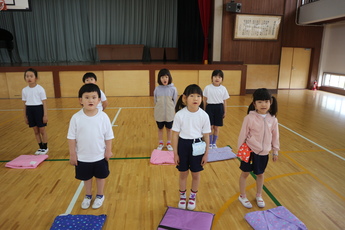 １年生迎える会リハーサル１