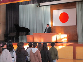 ３学期始業式３