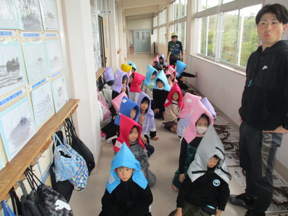 高台避難訓練３