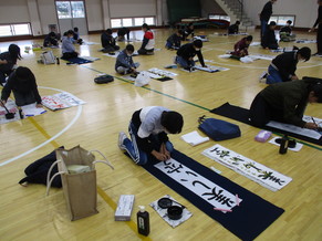 書き初め講習会３