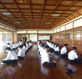 座禅の様子